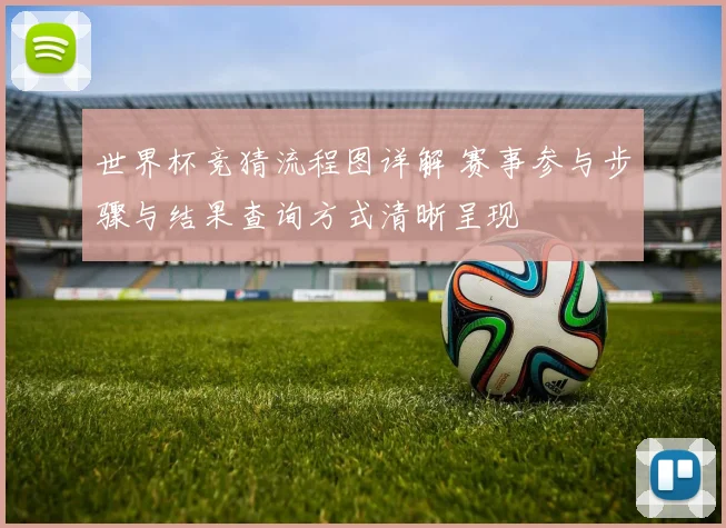 世界杯竞猜流程图详解 赛事参与步骤与结果查询方式清晰呈现